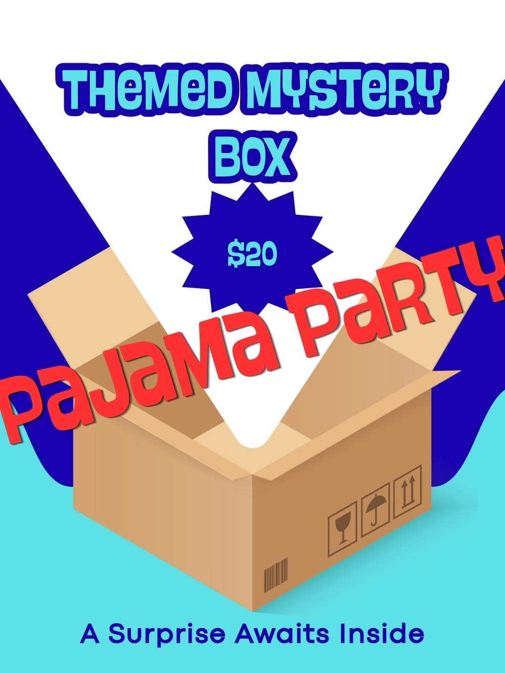 2T Boy Pajama Party Mystery Box-4 Matching Sets (Bluey, Marvel, Carter's, Etc.)